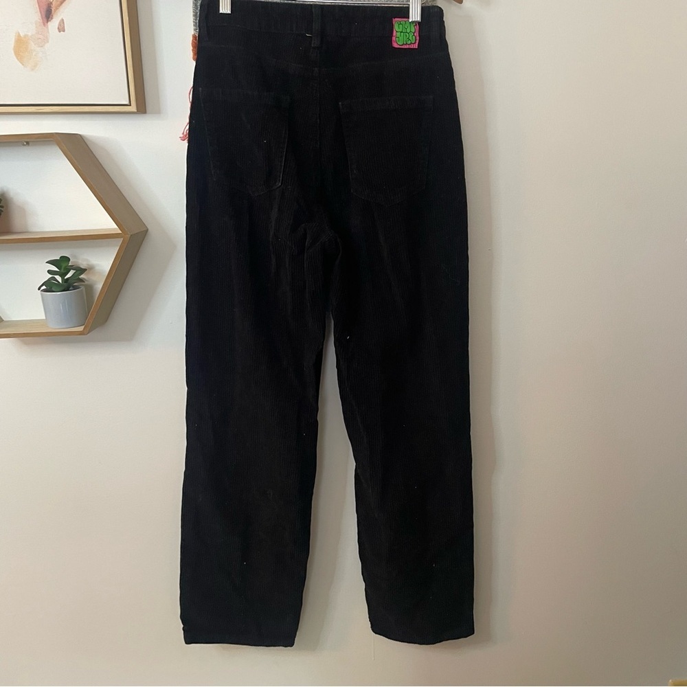EMPYRE Tori 90s Black Corduroy Skate Pants Baggy Loose High Rise Y2K Women’s - Picture 3 of 7